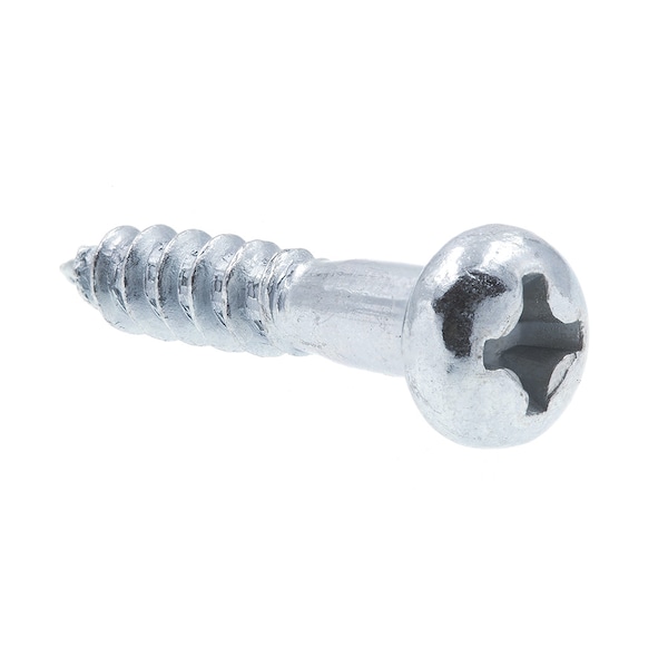 Prime-Line Wood Screw Round Head Phillips Drive No. 5 X 5/8in Zinc Plated Steel 50PK 9207268 - main
